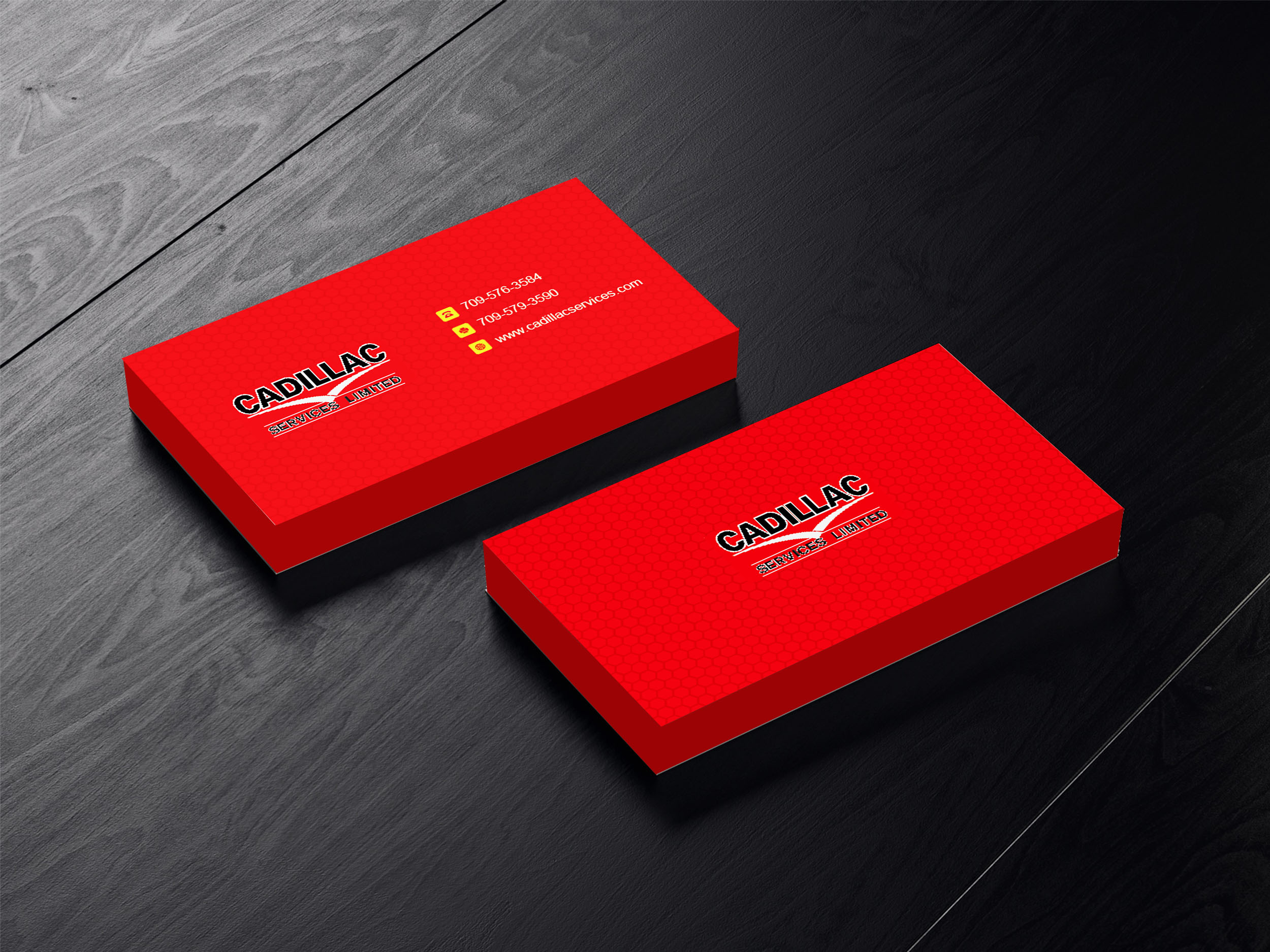 Business Card Design by D Creativez for Cadillac Services Ltd | Design #22954048