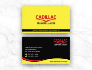 Business Card Design by Moumita_ for Cadillac Services Ltd | Design: #22949943