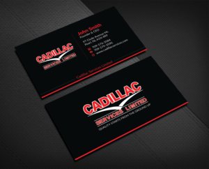 Design de Carte de Visite par Musa. A pour Cadillac Services Ltd | Design #22940585