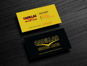 Business Card Design by Musa. A for Cadillac Services Ltd | Design: #22940586