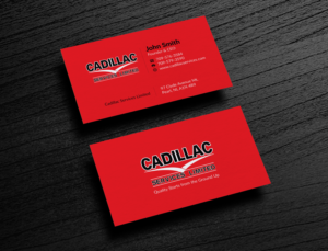 Business Card Design by Musa. A for Cadillac Services Ltd | Design: #22940587