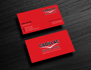 Business Card Design by Musa. A for Cadillac Services Ltd | Design: #22940589