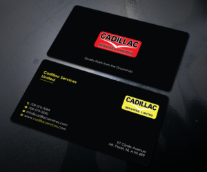 Business Card Design by Uttom 2 for Cadillac Services Ltd | Design: #22952336