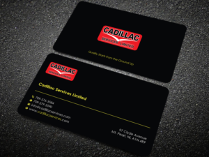 Business Card Design by Uttom 2 for Cadillac Services Ltd | Design: #22952349