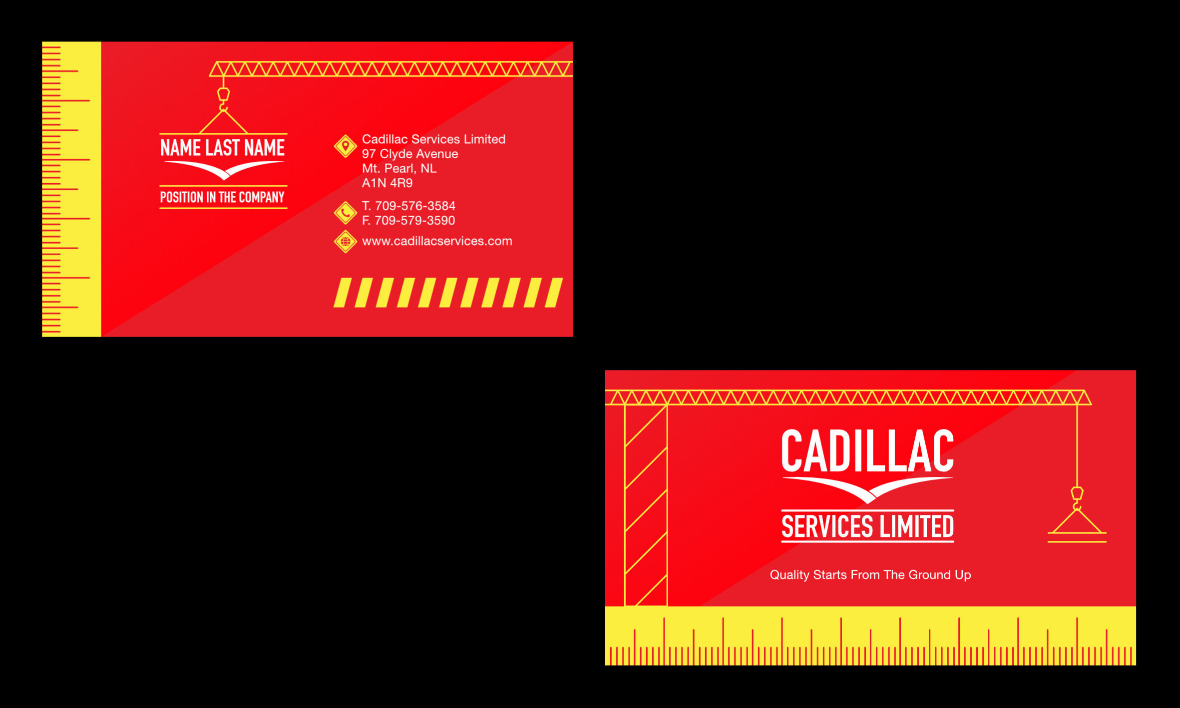 Business Card Design by D2opuestos for Cadillac Services Ltd | Design #22948413