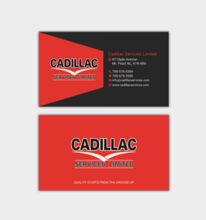 Business Card Design by Bonna 3 for Cadillac Services Ltd | Design: #22948328