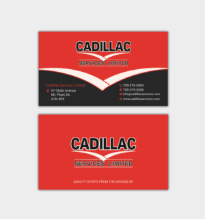 Business Card Design by Bonna 3 for Cadillac Services Ltd | Design: #22948332