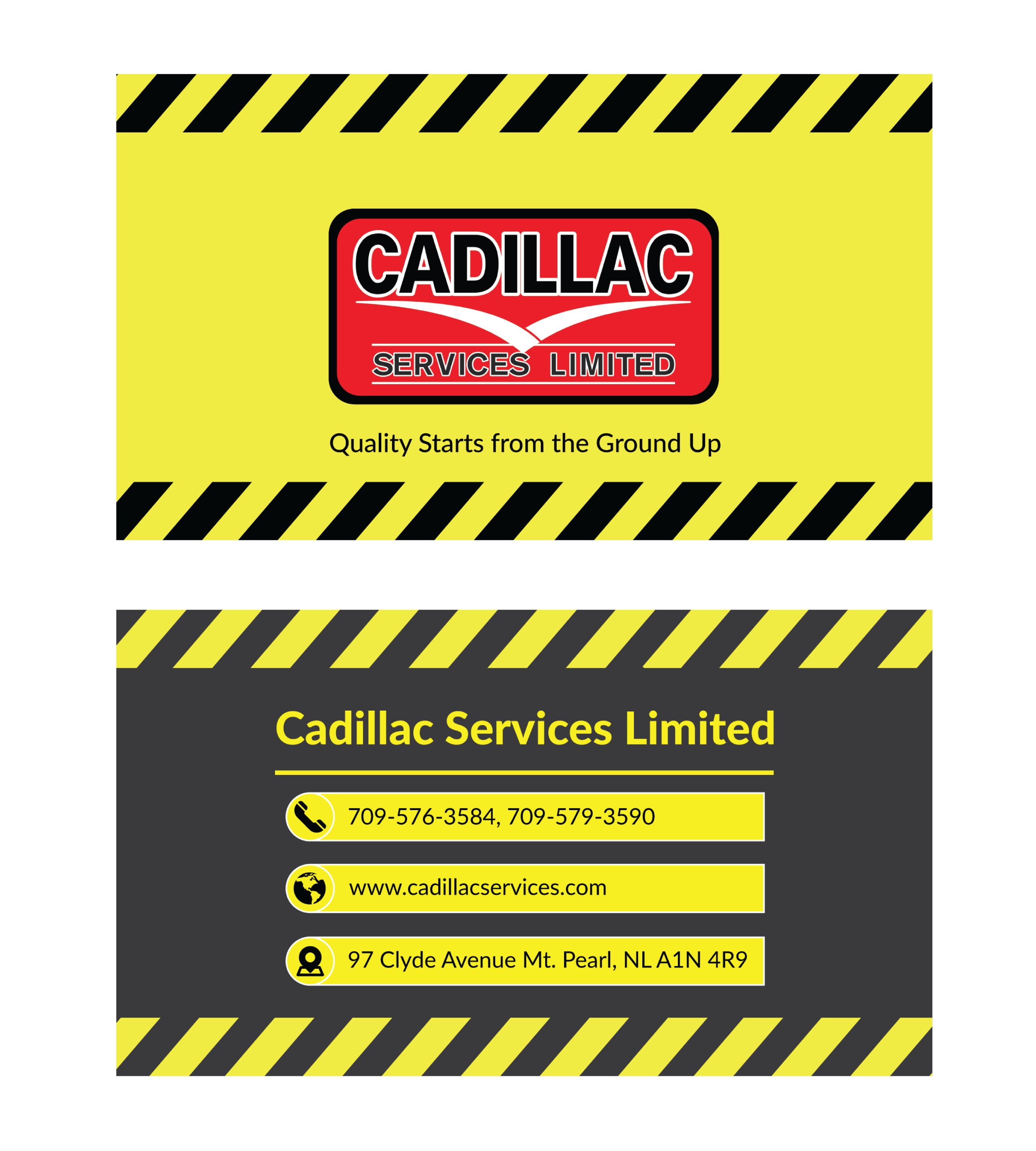 Design de Carte de Visite par Alif 6 pour Cadillac Services Ltd | Design #22977141