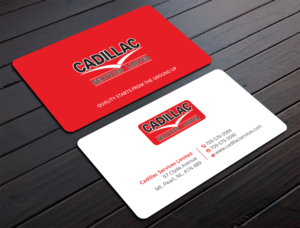 Business Card Design by DesignShout for Cadillac Services Ltd | Design: #22967243