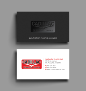 Business Card Design by DesignShout for Cadillac Services Ltd | Design: #22959392