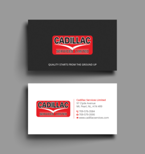Business Card Design by DesignShout for Cadillac Services Ltd | Design: #22959393