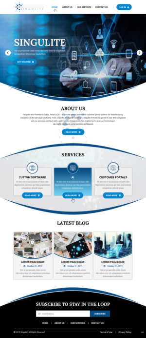 Web Design by pb for Singulite | Design: #22953597