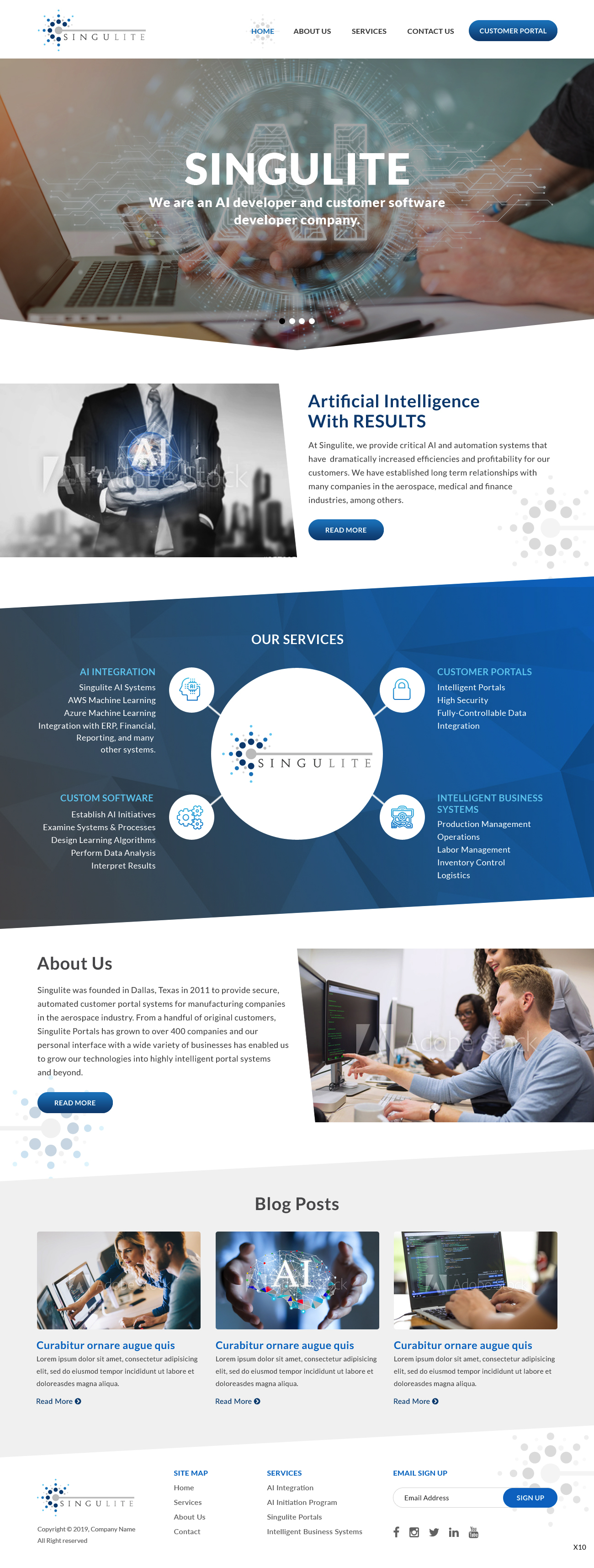 Diseño Web por pb para Singulite | Diseño #22953600