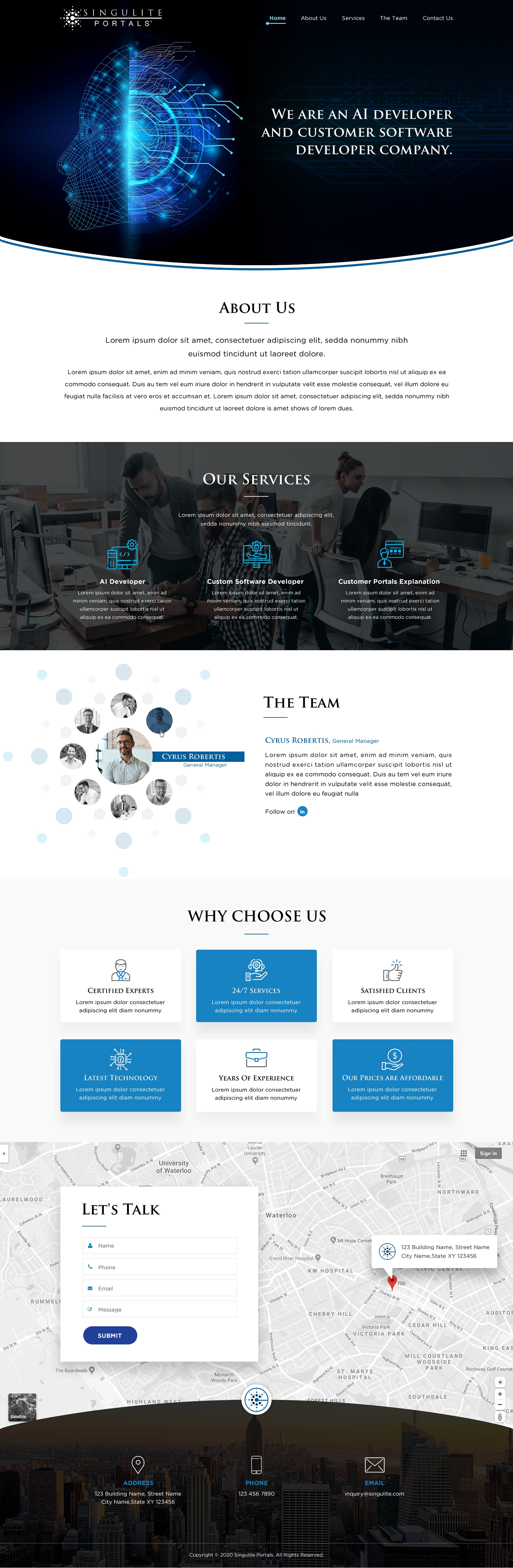 Web Design by Sbss for Singulite | Design #23167692