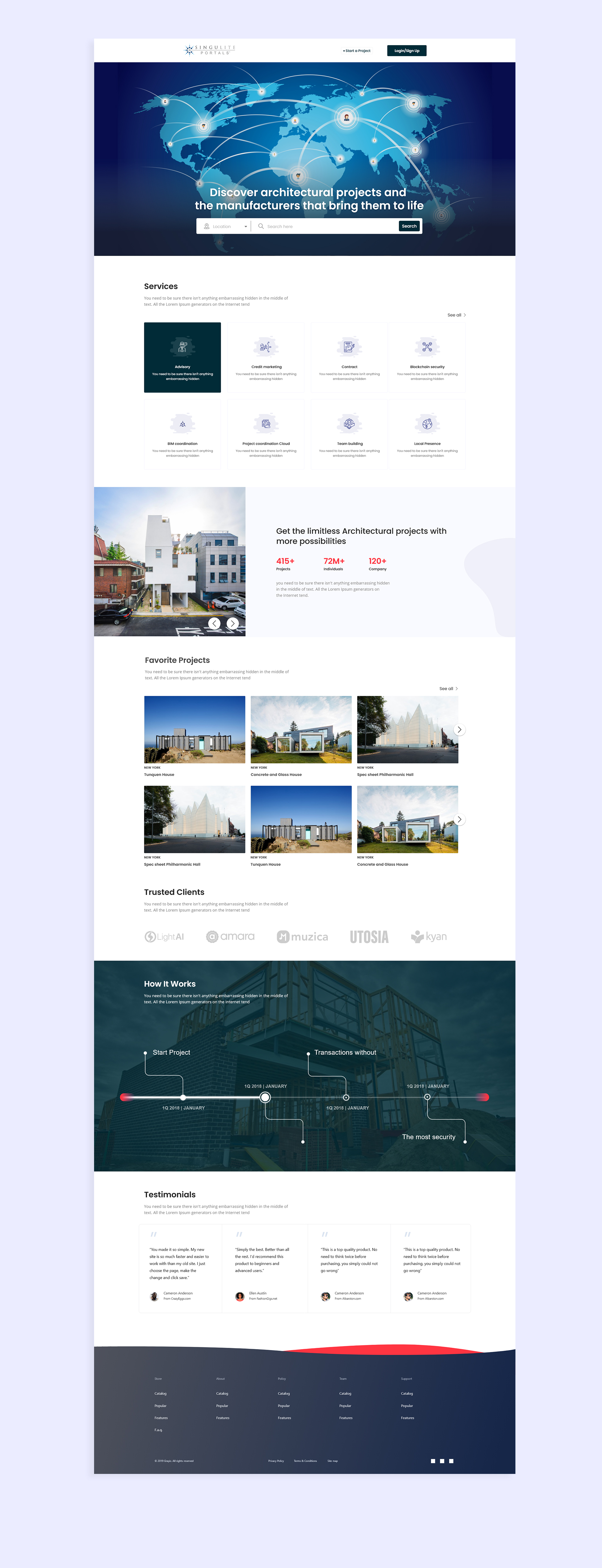 Web Design by Luova Designs for Singulite | Design #23002532