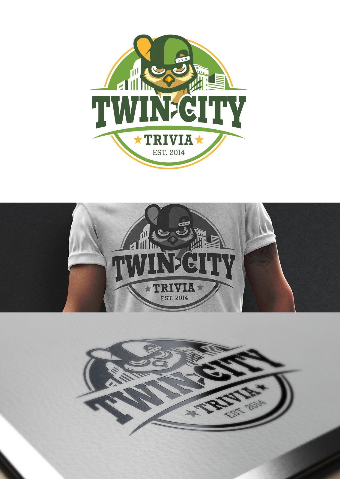 Logo Design by kresh for Twin City Trivia | Design #23016365