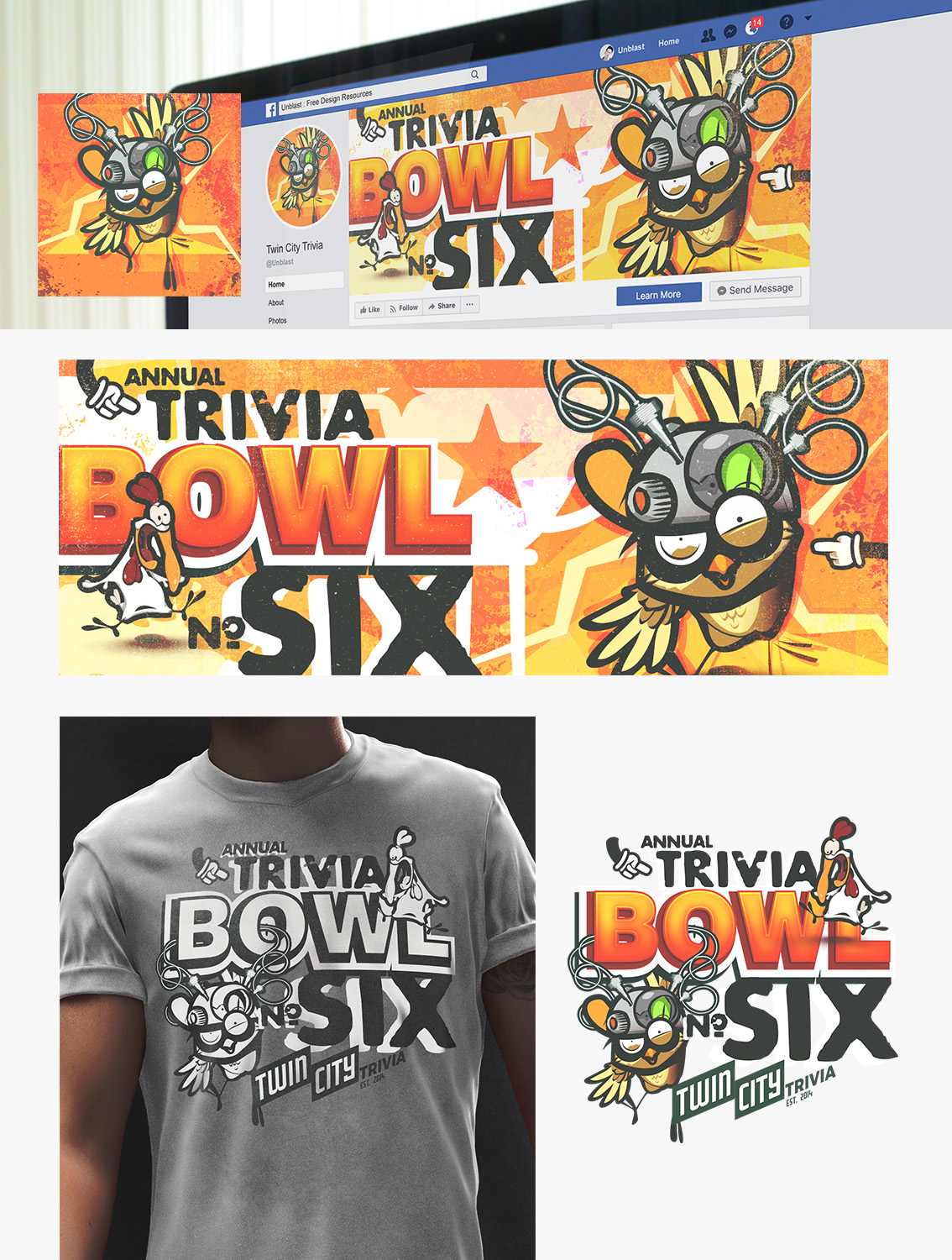 Logo Design by kresh for Twin City Trivia | Design #23896669