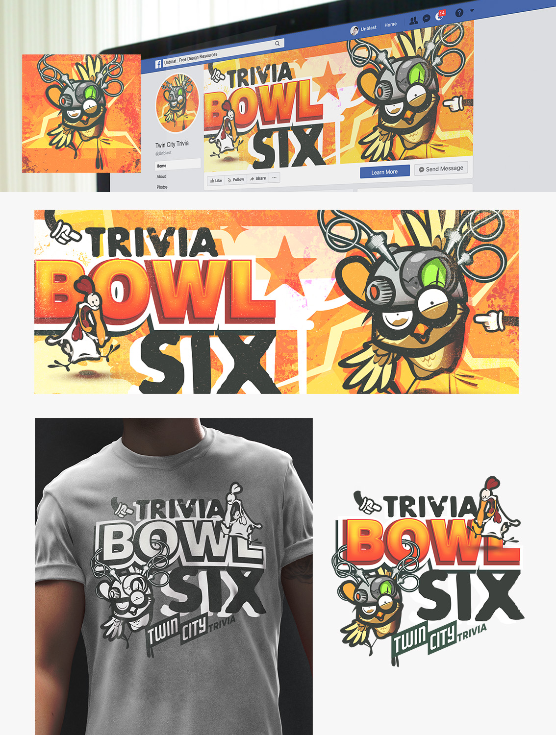 Logo Design by kresh for Twin City Trivia | Design #23902839