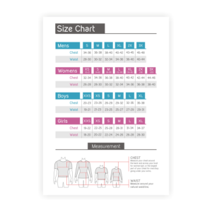 Creative Design "Size Chart" for a Clothing Product | Graphic Design by ammar_ed