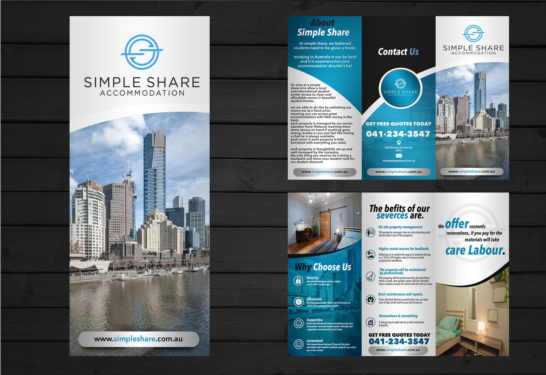 Broschüren-Design von Adnan.design für Simple share  | Design #22946008