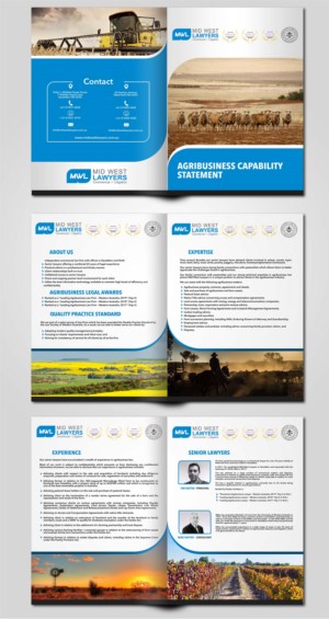Legal Agribusiness Capability Brochure Design | Diseño de Brochure por Adnan.design