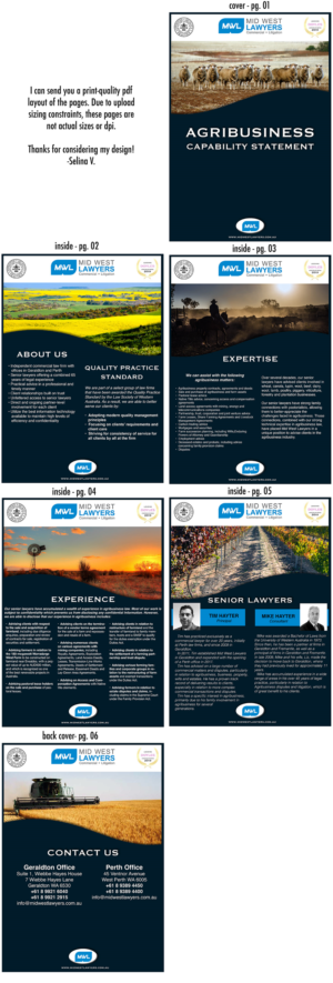 Brochure Design by selinavert 2 for this project | Design #22993839