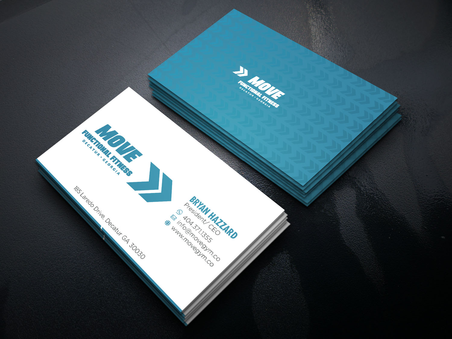 Business Card Design by Verified artistry (Design garden) for Move Gym | Design #22945684