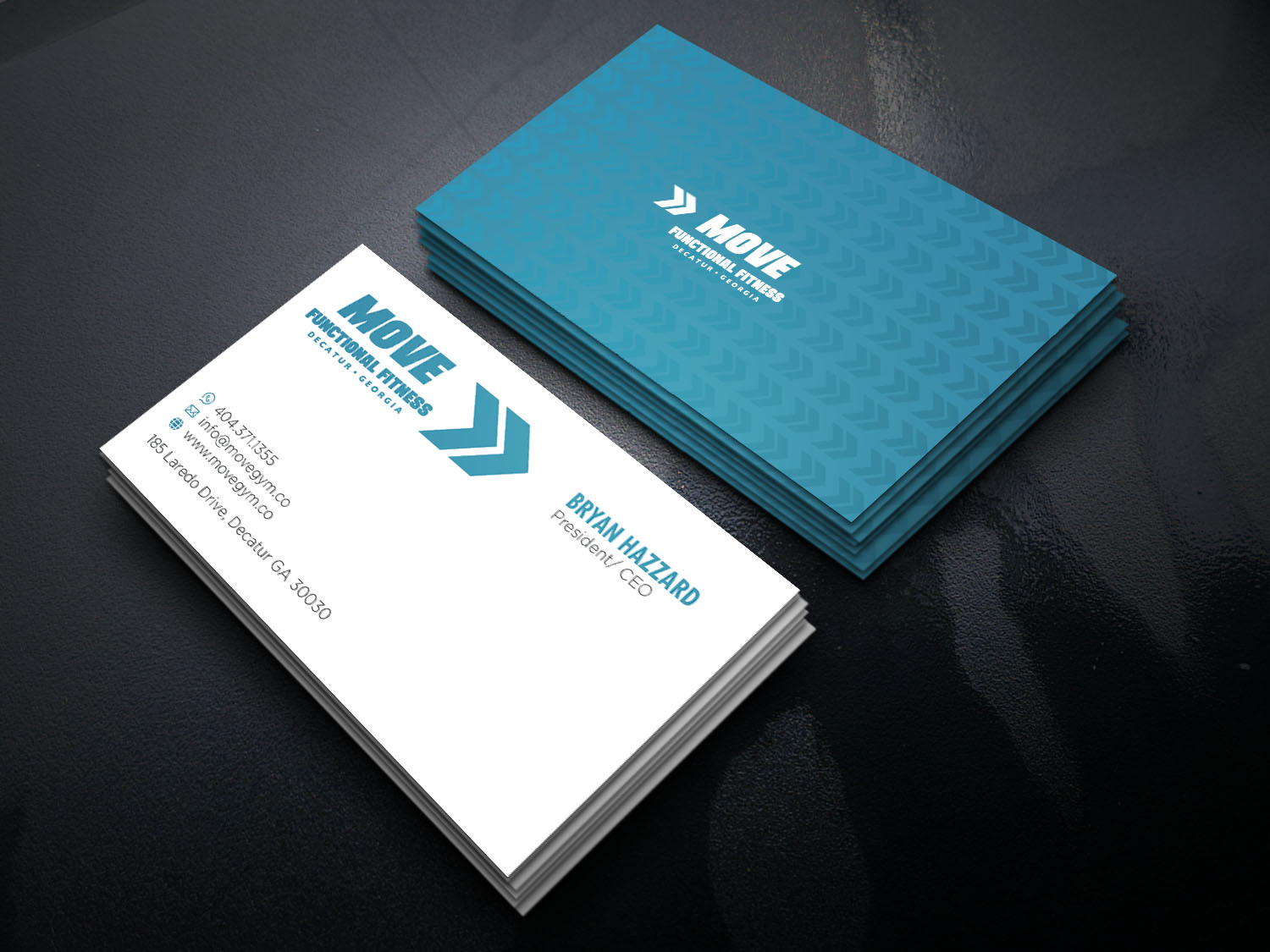 Business Card Design by Verified artistry (Design garden) for Move Gym | Design #22945687