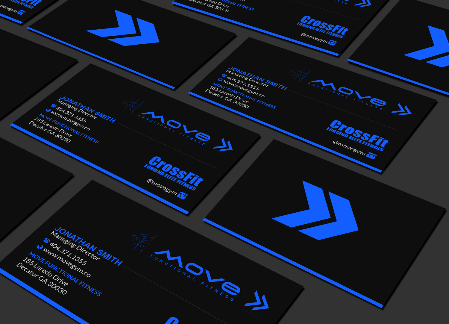 Design de Carte de Visite par Creations Box 2015 pour Move Gym | Design #22946620