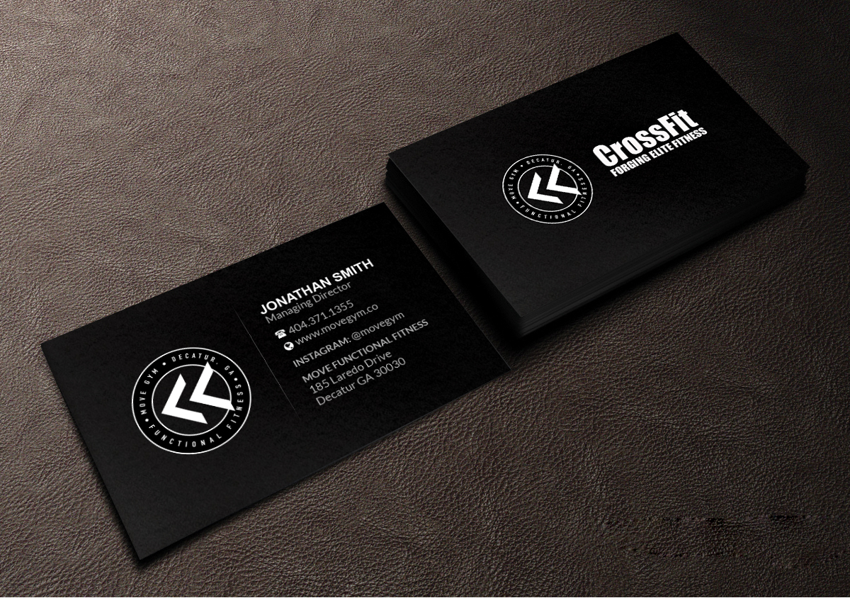 Design de Carte de Visite par Creations Box 2015 pour Move Gym | Design #22946622