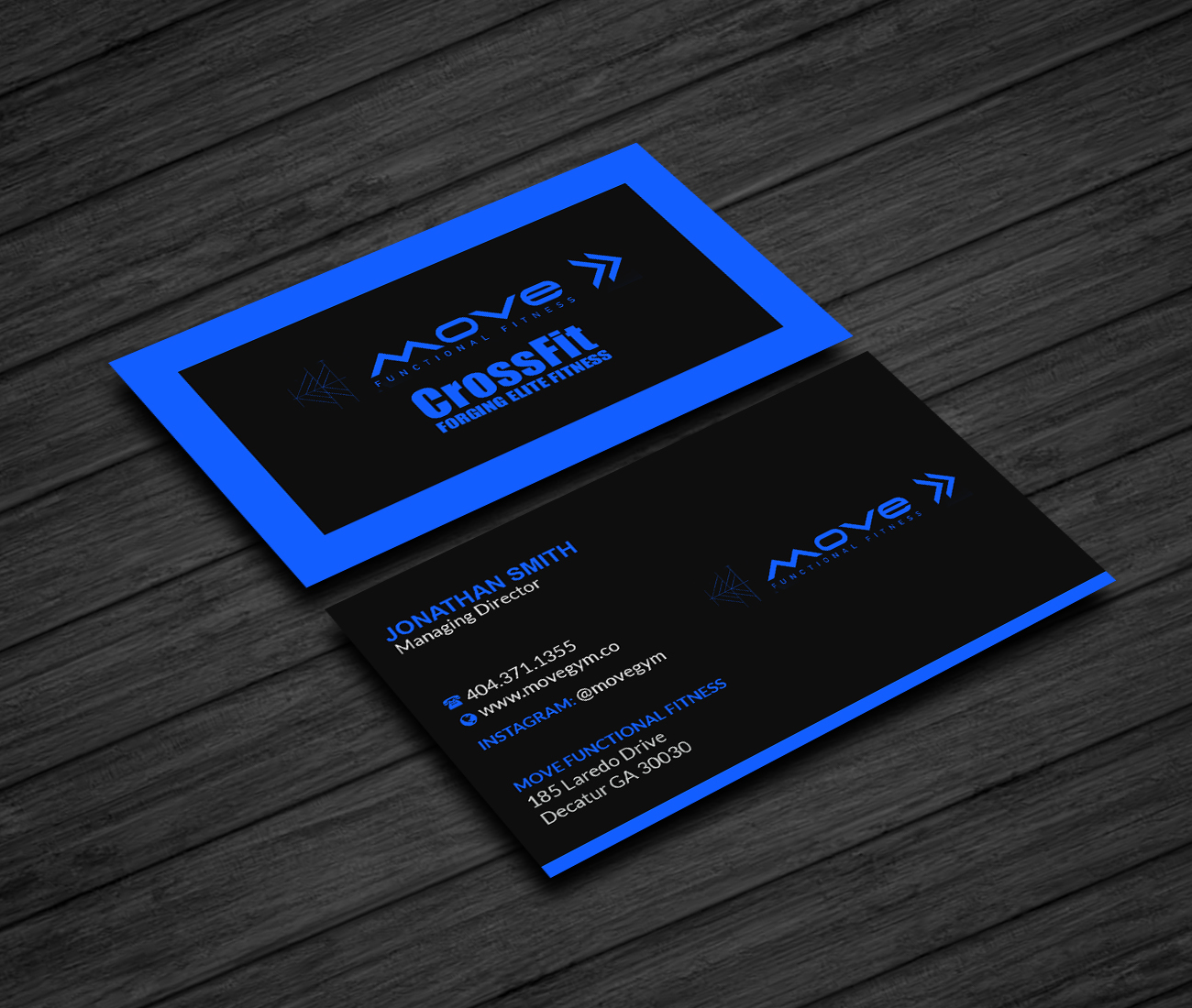 Design de Carte de Visite par Creations Box 2015 pour Move Gym | Design #22946628