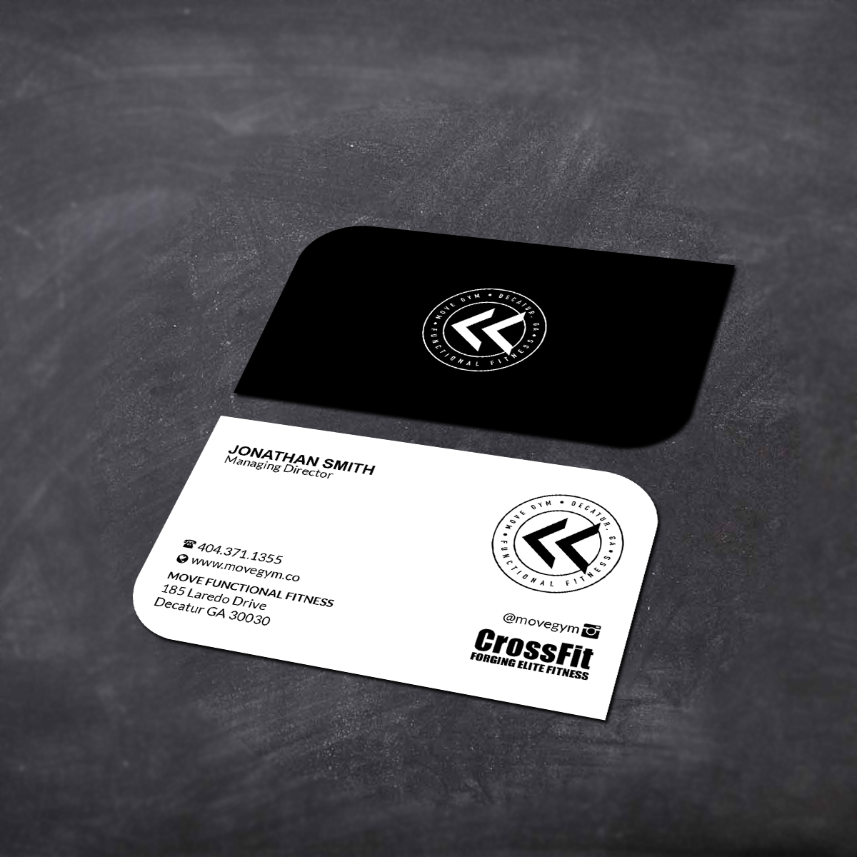 Design de Carte de Visite par Creations Box 2015 pour Move Gym | Design #22948959