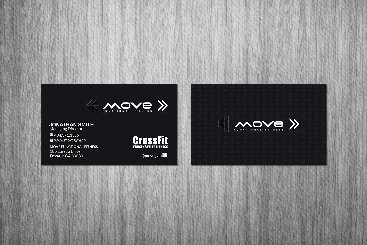 Business Card Design by Creations Box 2015 for Move Gym | Design #22948961