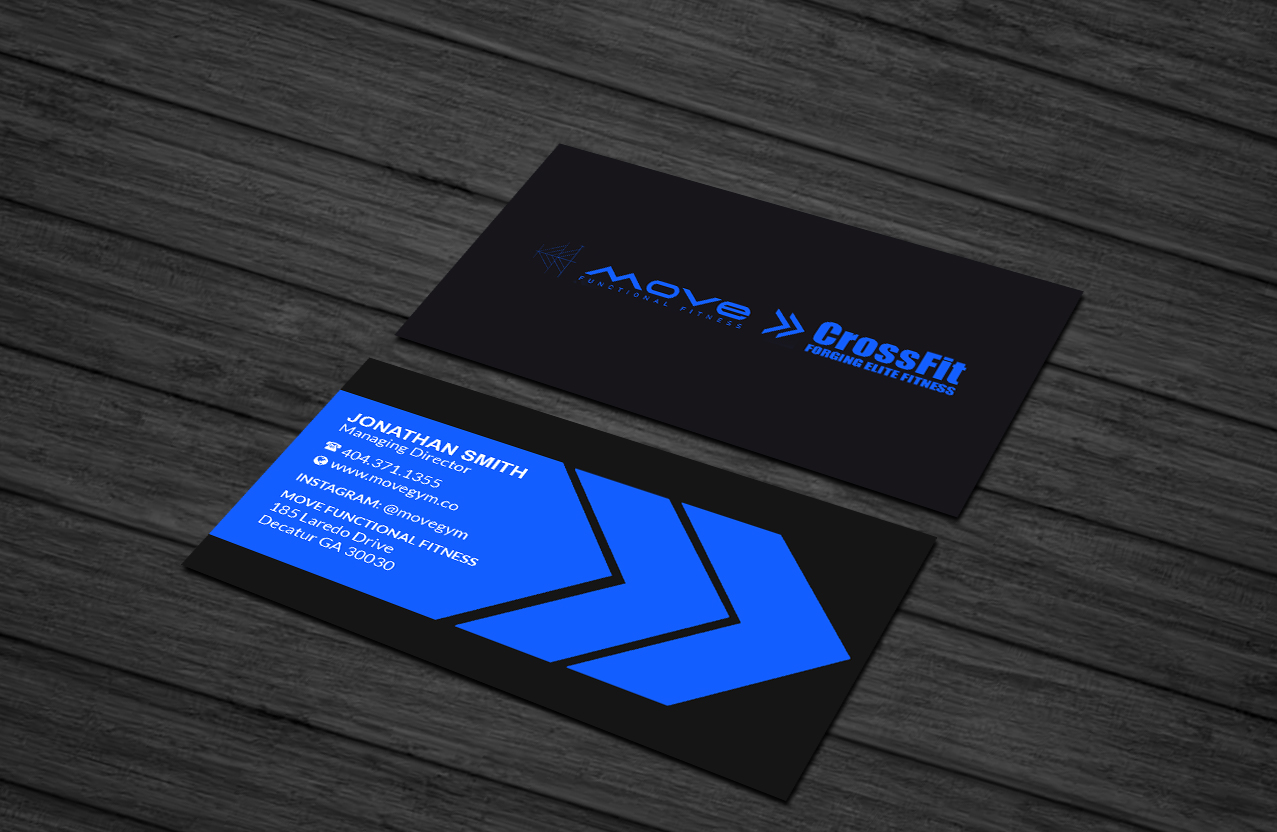 Design de Carte de Visite par Creations Box 2015 pour Move Gym | Design #22949775