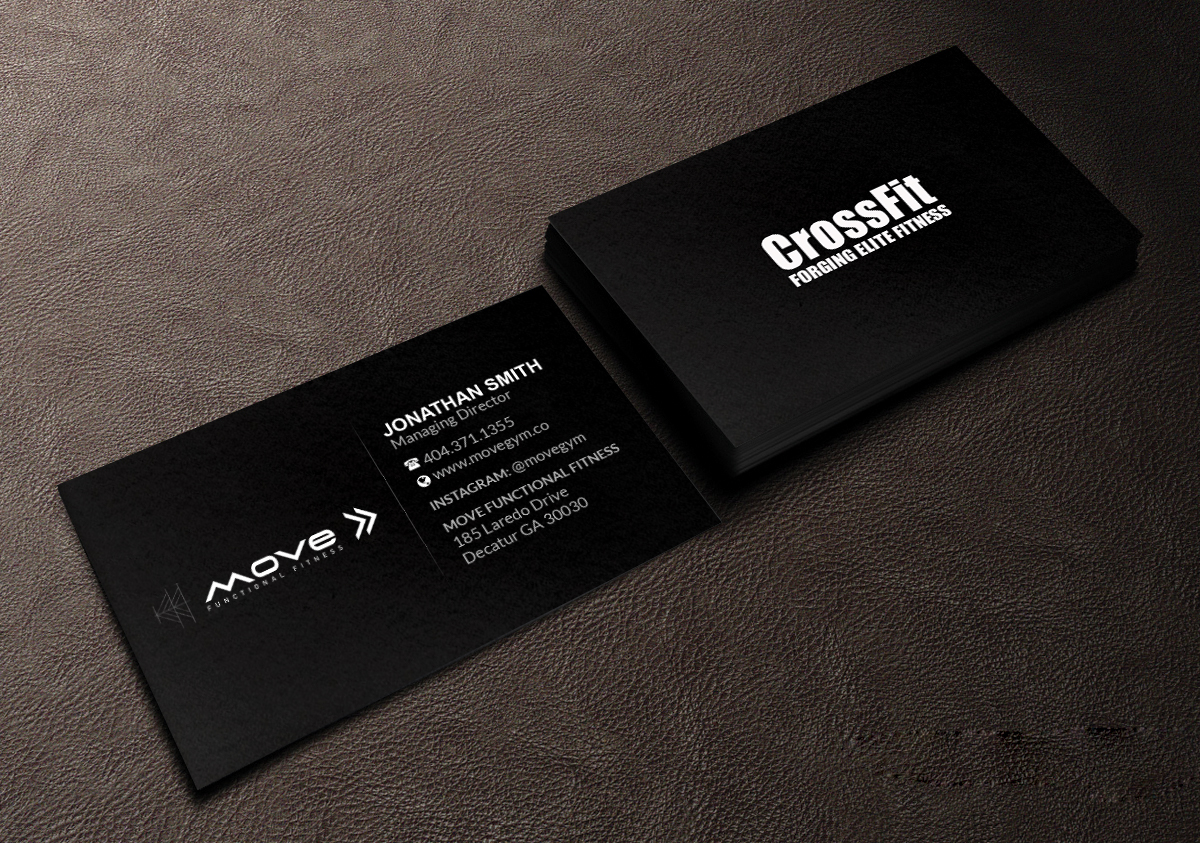 Business Card Design by Creations Box 2015 for Move Gym | Design #22949776