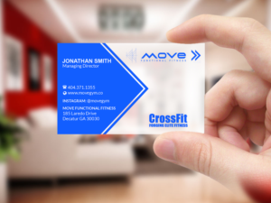 Design de Carte de Visite par Creations Box 2015 pour Move Gym | Design : #22949777