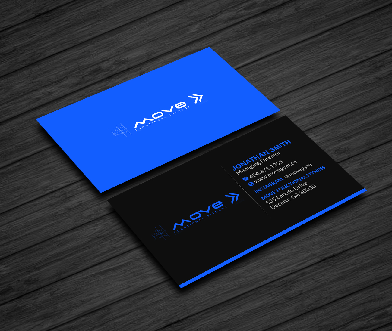 Design de Carte de Visite par Creations Box 2015 pour Move Gym | Design #22949793