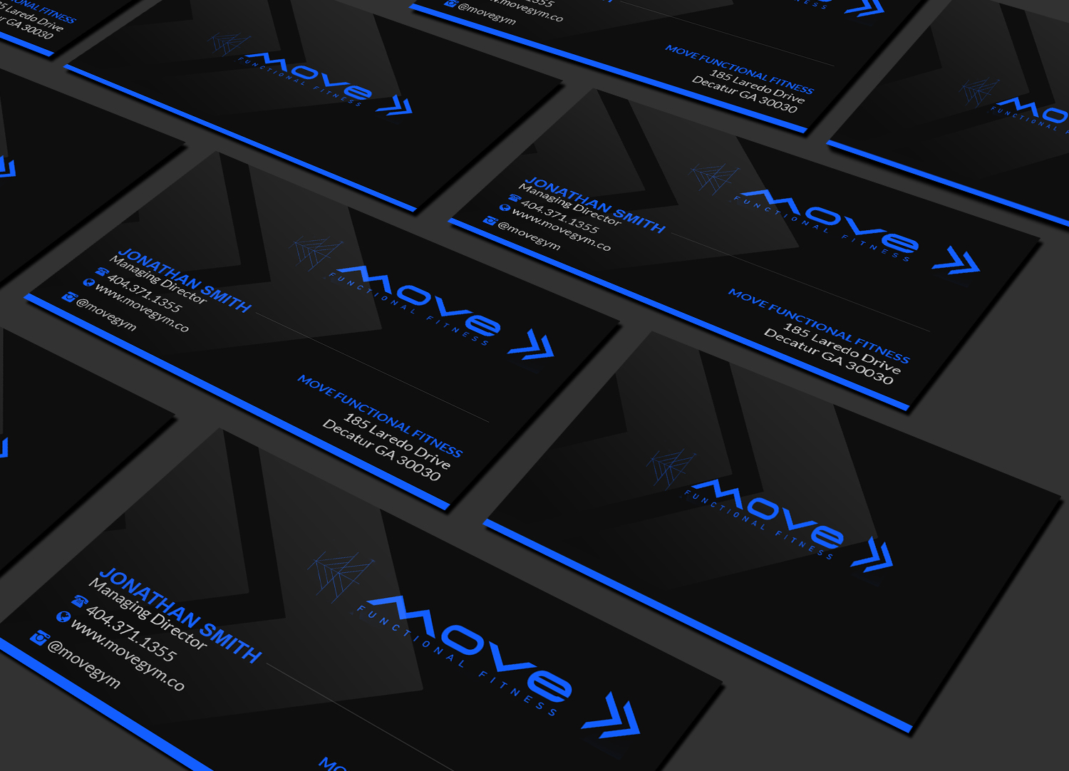 Business Card Design by Creations Box 2015 for Move Gym | Design #22949796