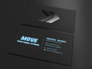 Business Card Design by LAXMI DESIGNHUB for Move Gym | Design: #22943376