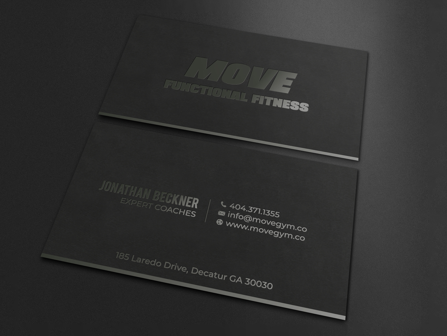 Design de Carte de Visite par LAXMI DESIGNHUB pour Move Gym | Design #22943377