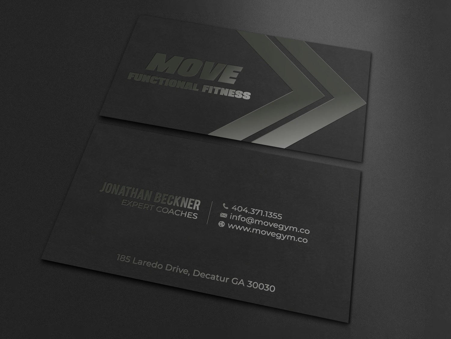 Visitenkarten-Design von LAXMI DESIGNHUB für Move Gym | Design #22943378
