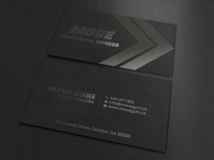 Business Card Design by LAXMI DESIGNHUB for Move Gym | Design: #22943378
