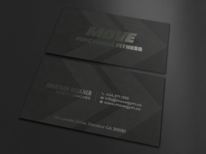 Business Card Design by LAXMI DESIGNHUB for Move Gym | Design: #22943379