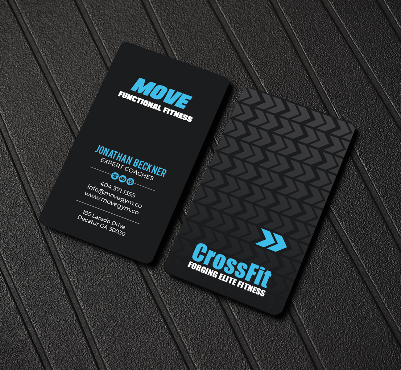 Business Card Design by LAXMI DESIGNHUB for Move Gym | Design #22943513