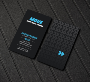 Business Card Design by LAXMI DESIGNHUB for Move Gym | Design: #22943514