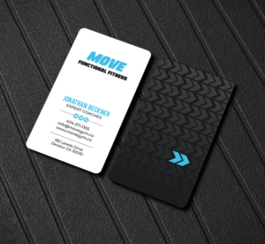 Business Card Design by LAXMI DESIGNHUB for Move Gym | Design: #22943516