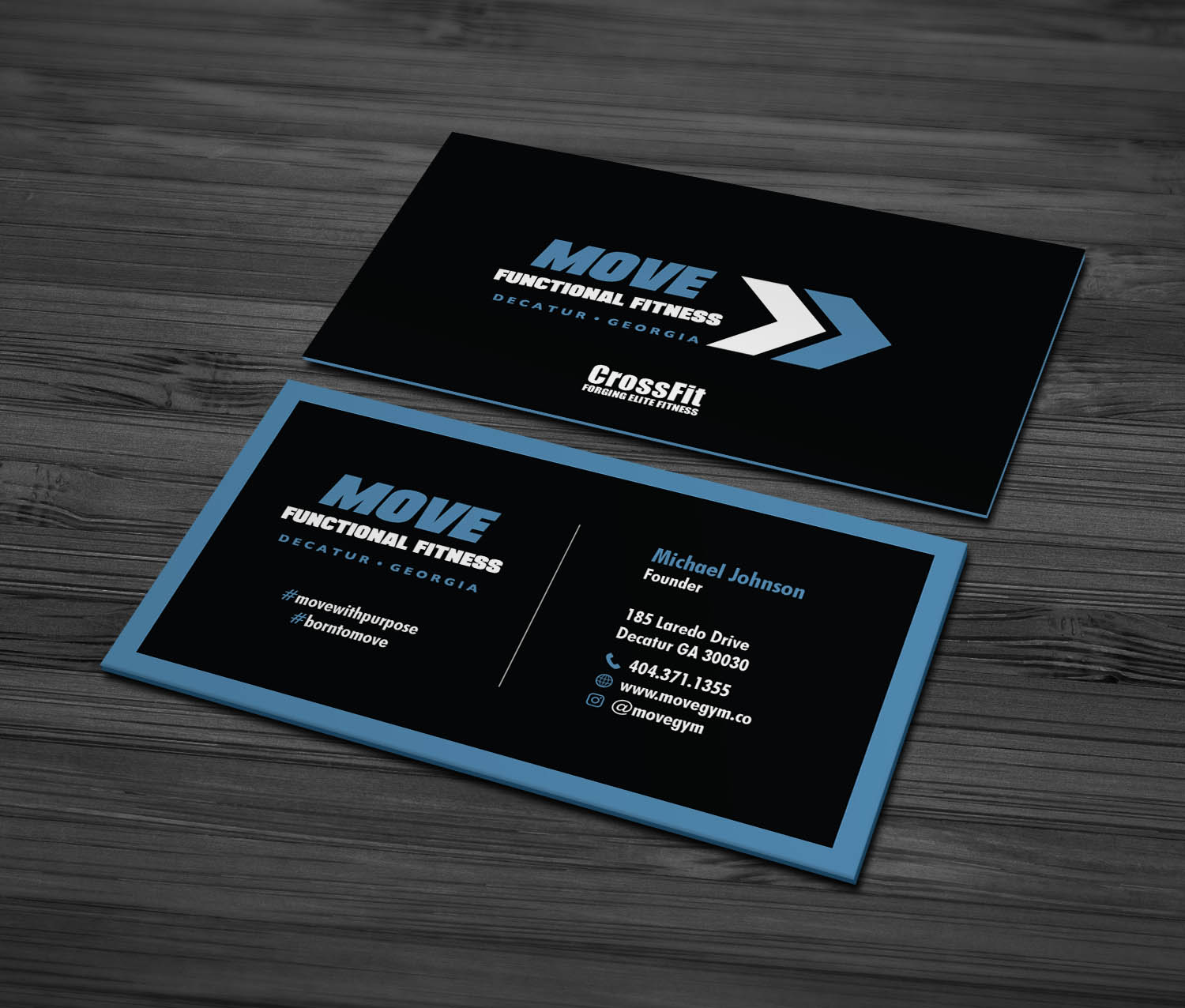 Business Card Design by MDesign for Move Gym | Design #22943306