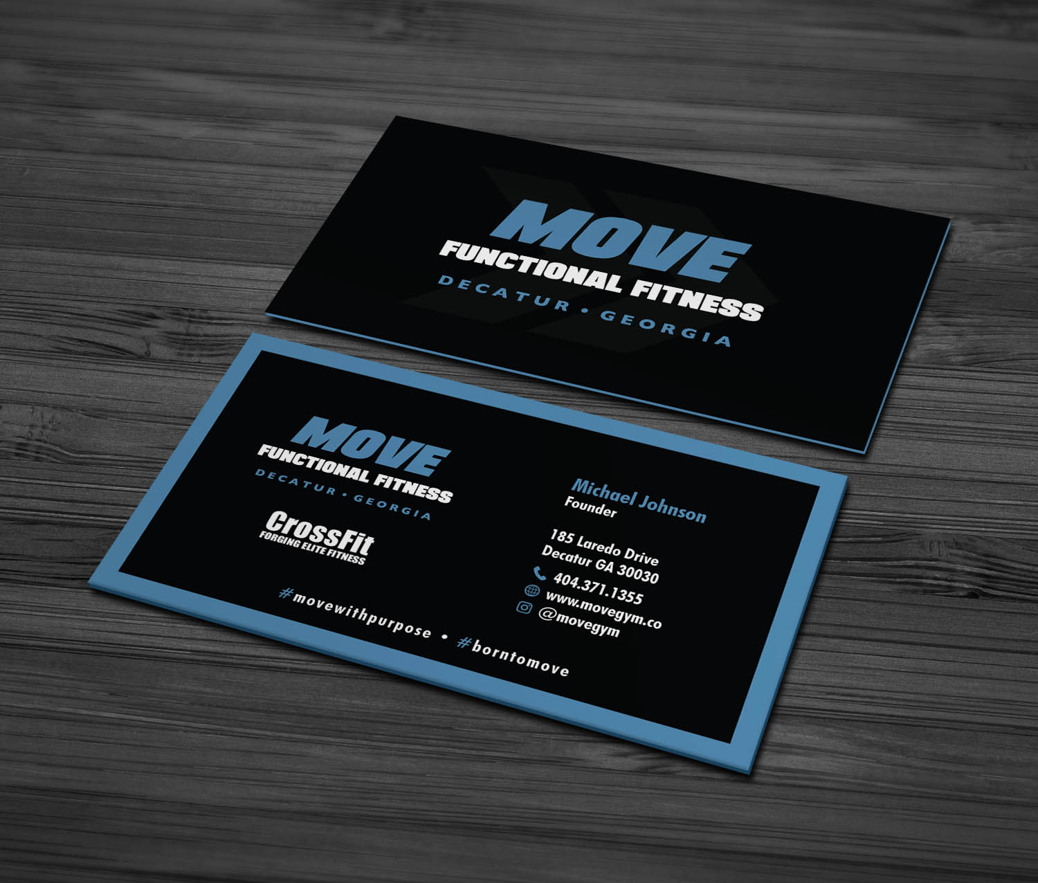 Business Card Design by MDesign for Move Gym | Design #22943307