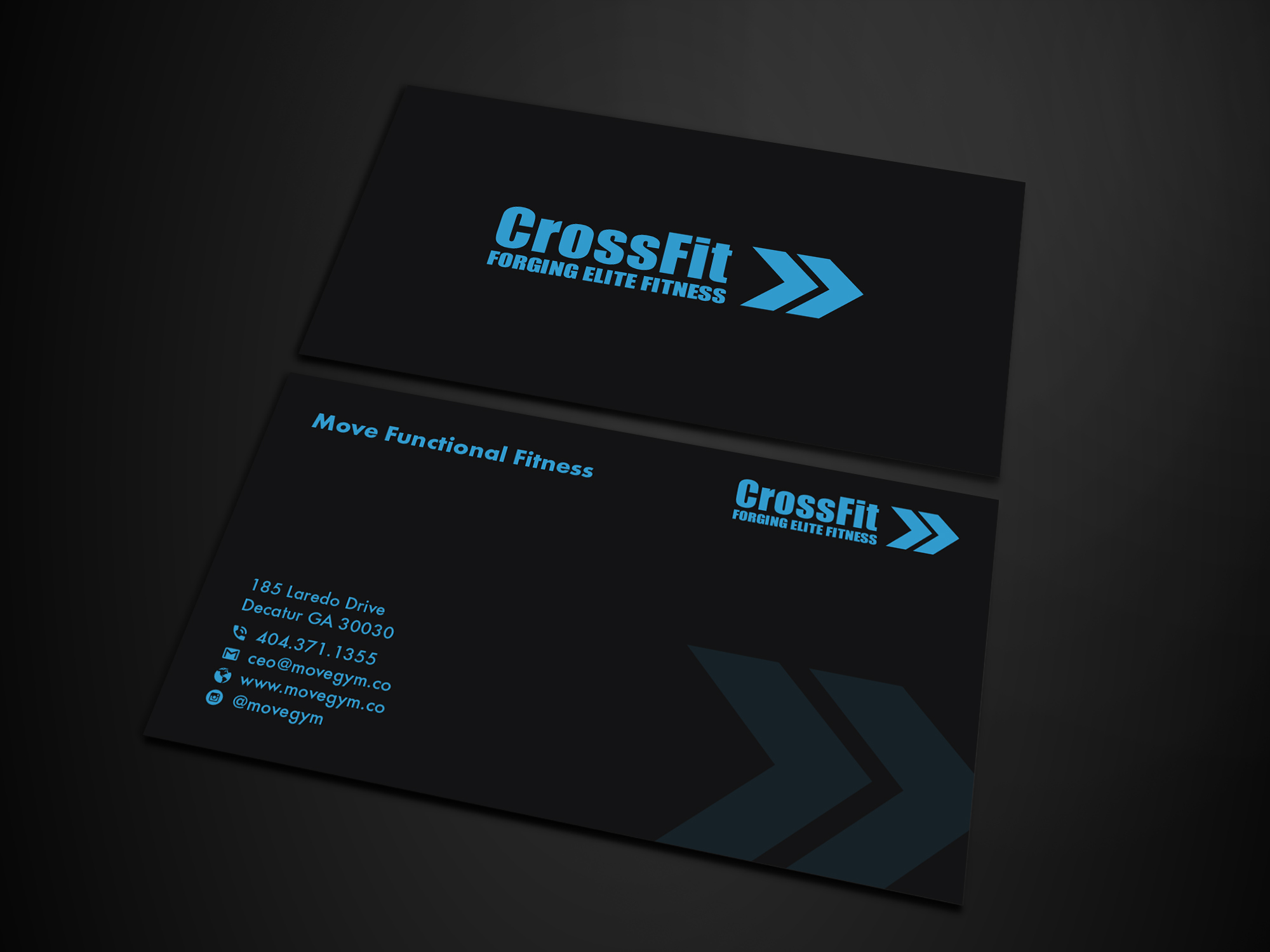 Business Card Design by Uttom 2 for Move Gym | Design #22942675