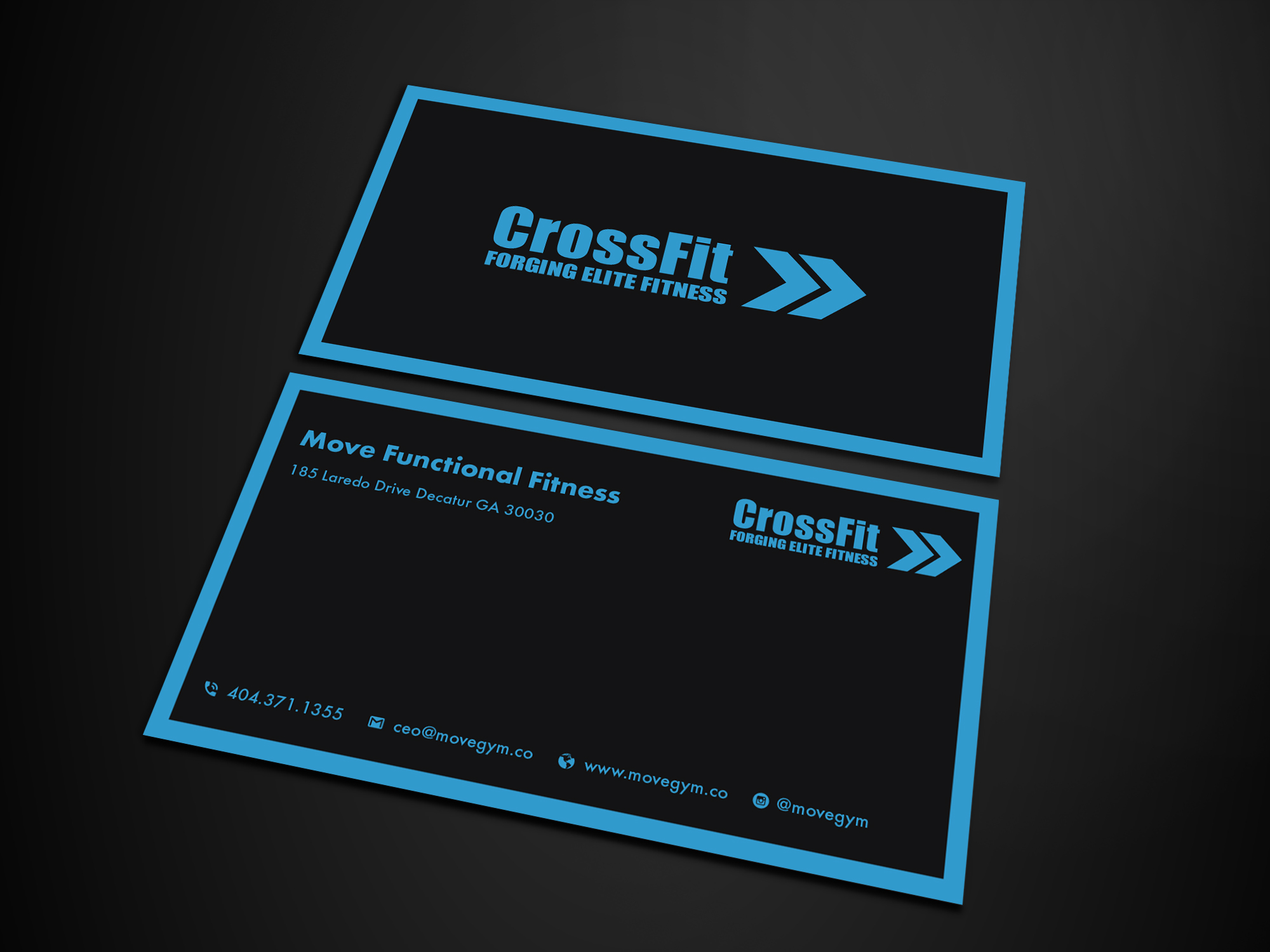 Business Card Design by Uttom 2 for Move Gym | Design #22942676